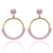 Bulk Jewelry Wholesale round hollow geometric earrings 	JDC-NE-b169 Wholesale factory from China YIWU China