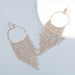 Wholesale round Tassel Earrings JDC-ES-JL510 Earrings JoyasDeChina golden Wholesale Jewelry JoyasDeChina Joyas De China