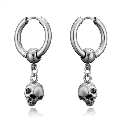 Wholesale round wire stainless steel earrings JDC-ES-BaoS005 Earrings 宝莎莉娜 Wholesale Jewelry JoyasDeChina Joyas De China