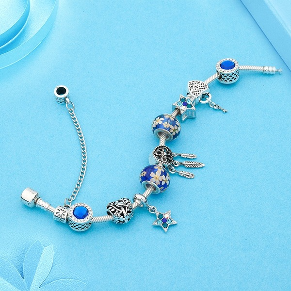 Wholesale royal blue artificial crystal Dreamcatcher Bracelet JDC-BT-GSLJ032 Bracelet JoyasDeChina Wholesale Jewelry JoyasDeChina Joyas De China