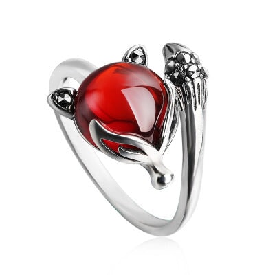 Wholesale Ruby Fox Adjustable Vintage Ring JDC-RS-NS004 Rings 尼森 Wholesale Jewelry JoyasDeChina Joyas De China