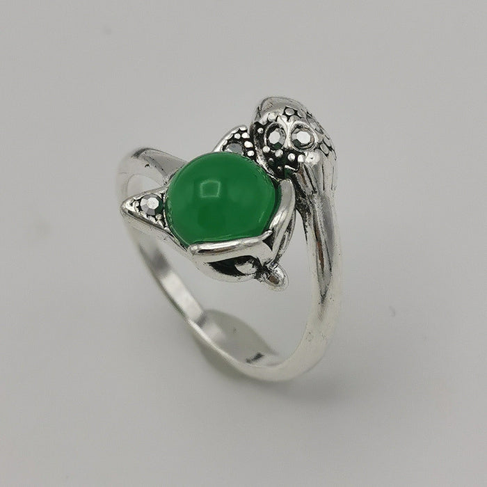 Wholesale Ruby Fox Adjustable Vintage Ring JDC-RS-NS004 Rings 尼森 4 / Wholesale Jewelry JoyasDeChina Joyas De China