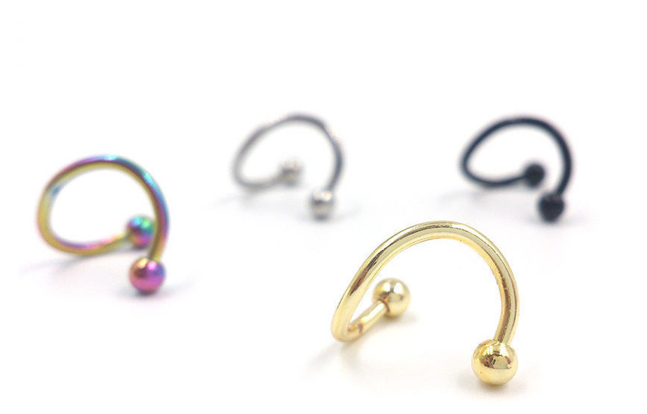 Wholesale S-type color Earrings JDC-ES-LX003 Piercings JoyasDeChina Wholesale Jewelry JoyasDeChina Joyas De China