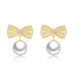 Wholesale S925 Silver Needle Pearl Copper Zircon Earrings JDC-ES-QLX022 Earrings 巧兰轩 gold pearl Wholesale Jewelry JoyasDeChina Joyas De China