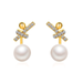 Wholesale S925 silver needle studded pearl earrings JDC-ES-D578 Earrings JoyasDeChina Wholesale Jewelry JoyasDeChina Joyas De China