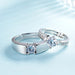 Wholesale s925 sterling silver couple rings JDC-RS-YZM041 Rings 伊之美 Wholesale Jewelry JoyasDeChina Joyas De China