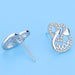 Wholesale s925 sterling silver needle copper earrings JDC-ES-QLX030 Earrings 巧兰轩 Wholesale Jewelry JoyasDeChina Joyas De China