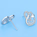 Wholesale s925 sterling silver needle copper earrings JDC-ES-QLX030 Earrings 巧兰轩 A Wholesale Jewelry JoyasDeChina Joyas De China