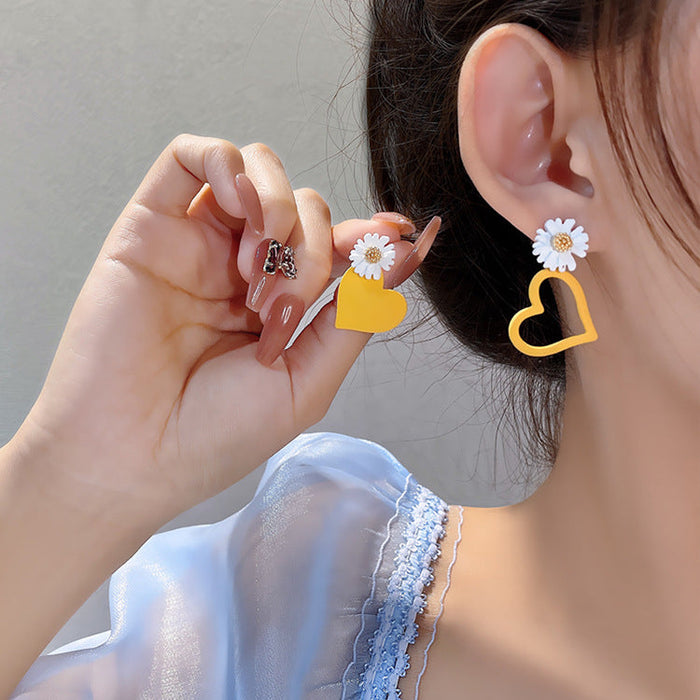 Wholesale S926 Needle Flower Alloy Earrings JDC-ES-RL204 Earrings JoyasDeChina Wholesale Jewelry JoyasDeChina Joyas De China