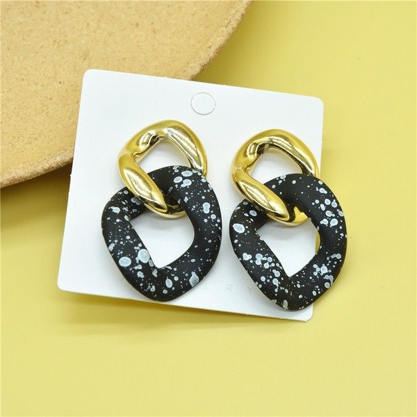 Wholesale S926 Needle Plastic Resin Earrings JDC-ES-XC325 Earrings 夏晨 Wholesale Jewelry JoyasDeChina Joyas De China