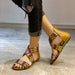 Wholesale Sandal PU Black Color matching JDC-SD-HY042 Sandal JoyasDeChina gold 35 Wholesale Jewelry JoyasDeChina Joyas De China