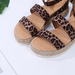 Bulk Jewelry Wholesale Sandal PU Leopard print platform JDC-SD-HY038 Wholesale factory from China YIWU China