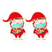 Wholesale Santa Alloy Christmas Earrings JDC-ES-JQ162 Earrings JoyasDeChina Wholesale Jewelry JoyasDeChina Joyas De China