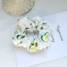 Wholesale satin rubber band avocado printing hair bands JDC-HS-H423 Hair Scrunchies 妙德 Wholesale Jewelry JoyasDeChina Joyas De China