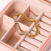 Wholesale semi shiny Zircon Bracelet ?JDC-BT-JD097 Bracelet JoyasDeChina Wholesale Jewelry JoyasDeChina Joyas De China