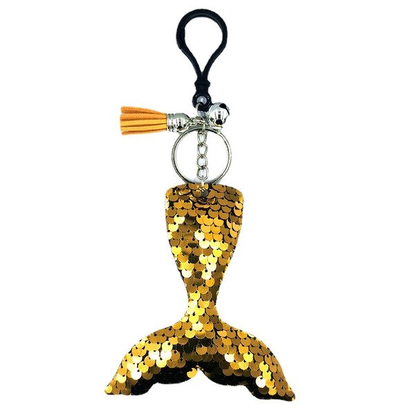 Wholesale Sequin beauty fishtail keychains JDC-KC-YD022 Keychains 帝雁 Wholesale Jewelry JoyasDeChina Joyas De China