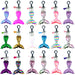 Wholesale Sequin beauty fishtail keychains JDC-KC-YD022 Keychains 帝雁 Random color color Wholesale Jewelry JoyasDeChina Joyas De China