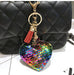 Wholesale Sequin Heart Shape Metal Keychain JDC-KC-FeiRun039 Keychains 飞润 Wholesale Jewelry JoyasDeChina Joyas De China