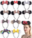 Wholesale sequin polka dot bow round ear hair band (F)JDC-HD-YL002 Headband 雅伦 Wholesale Jewelry JoyasDeChina Joyas De China