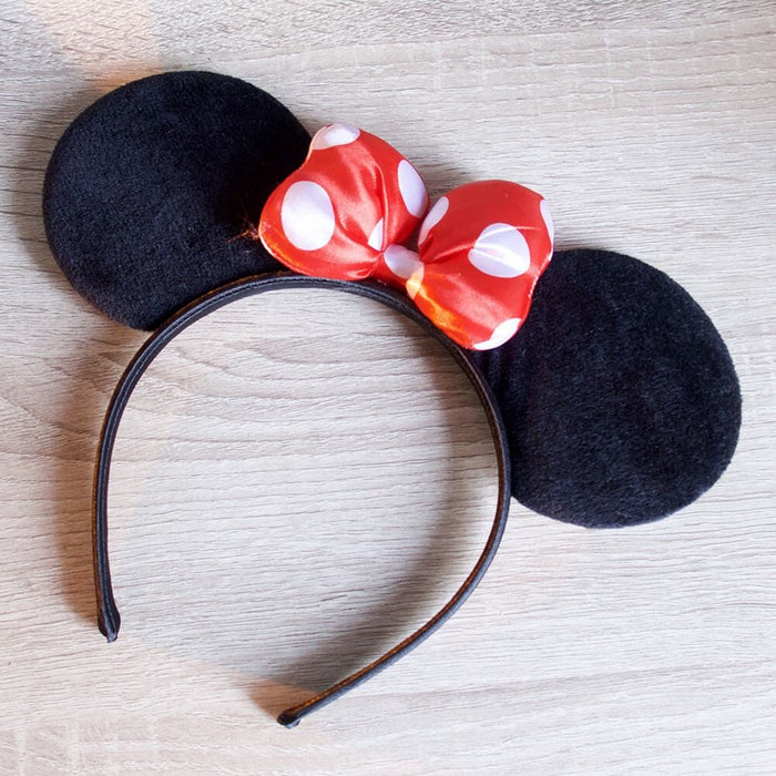 Wholesale sequin polka dot bow round ear hair band (F)JDC-HD-YL002 Headband 雅伦 22 Wholesale Jewelry JoyasDeChina Joyas De China