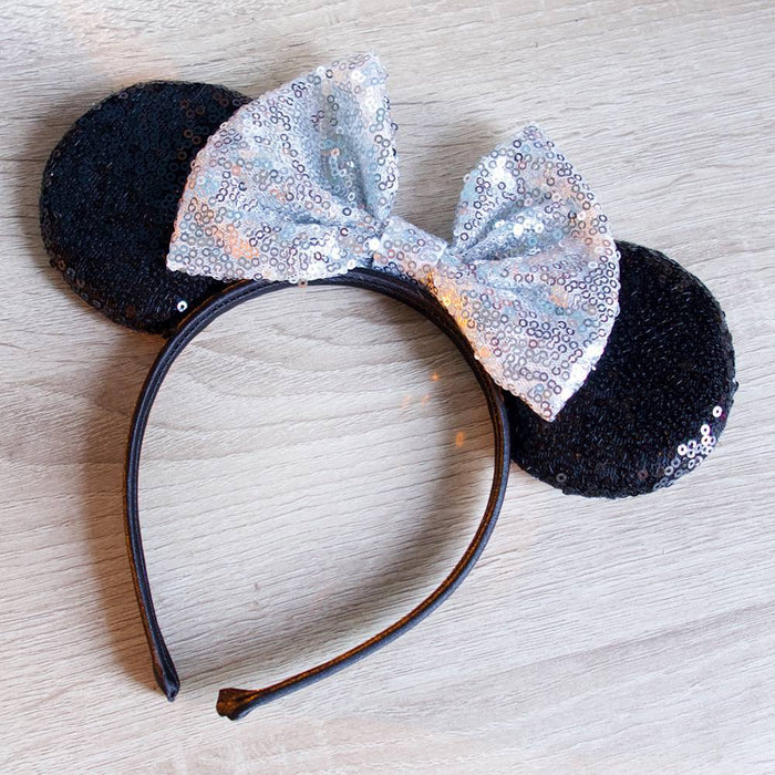 Wholesale sequin polka dot bow round ear hair band (F)JDC-HD-YL002 Headband 雅伦 33 Wholesale Jewelry JoyasDeChina Joyas De China