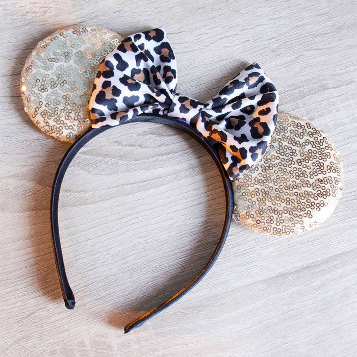 Wholesale sequin polka dot bow round ear hair band (F)JDC-HD-YL002 Headband 雅伦 88 Wholesale Jewelry JoyasDeChina Joyas De China