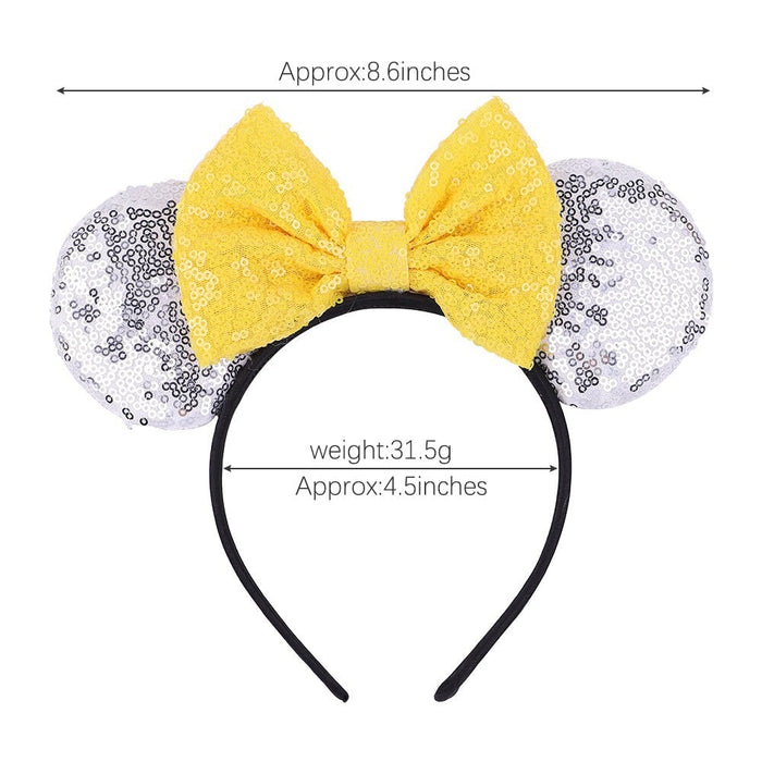 Wholesale sequin polka dot bow round ear hair band (F)JDC-HD-YL002 Headband 雅伦 Wholesale Jewelry JoyasDeChina Joyas De China