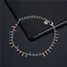 Wholesale seven color drip pearl rhinestone bohemian stainless steel bracelet JDC-BT-Mingm002 Bracelet 敏萌 5 Wholesale Jewelry JoyasDeChina Joyas De China