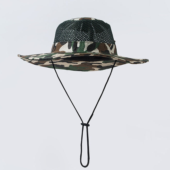 Wholesale Shade Breathable Outdoor Polyester Hiking Hat JDC-FH-Muxia015 Fashionhat 沐夏 Army green one size Wholesale Jewelry JoyasDeChina Joyas De China