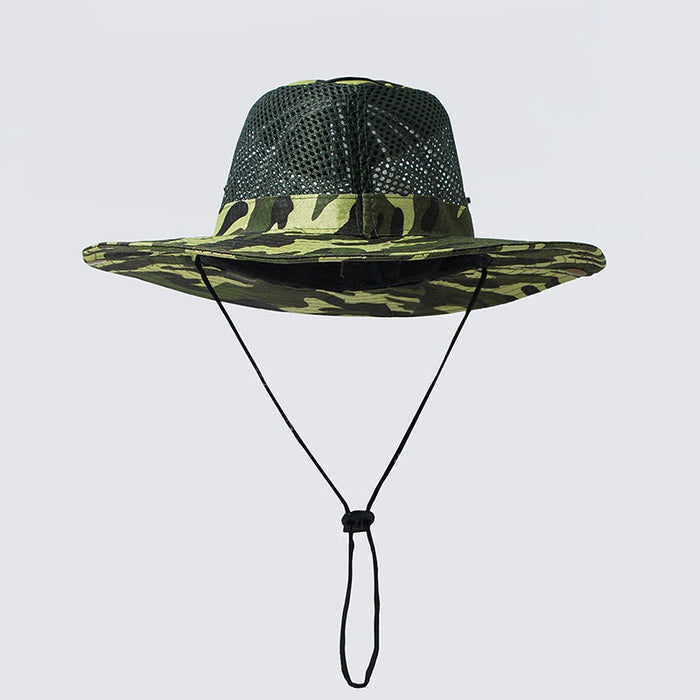 Wholesale Shade Breathable Outdoor Polyester Hiking Hat JDC-FH-Muxia015 Fashionhat 沐夏 green one size Wholesale Jewelry JoyasDeChina Joyas De China