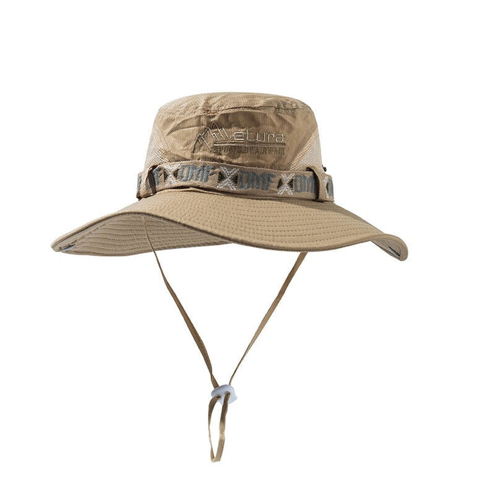 Wholesale Shade Breathable Outdoor Polyester Hiking Hat JDC-FH-Muxia016 Fashionhat 沐夏 beige one size Wholesale Jewelry JoyasDeChina Joyas De China