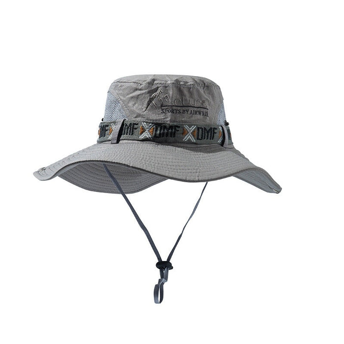 Wholesale Shade Breathable Outdoor Polyester Hiking Hat JDC-FH-Muxia016 Fashionhat 沐夏 light grey one size Wholesale Jewelry JoyasDeChina Joyas De China