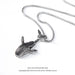 Wholesale shark titanium steel hip hop necklace JDC-NE-MLQ018 Necklaces 米朗奇 Wholesale Jewelry JoyasDeChina Joyas De China