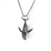Wholesale shark titanium steel hip hop necklace JDC-NE-MLQ018 Necklaces 米朗奇 Wholesale Jewelry JoyasDeChina Joyas De China