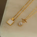 Wholesale shell inlaid Necklace JDC-NE-YWLY012 NECKLACE 丽轶 Wholesale Jewelry JoyasDeChina Joyas De China