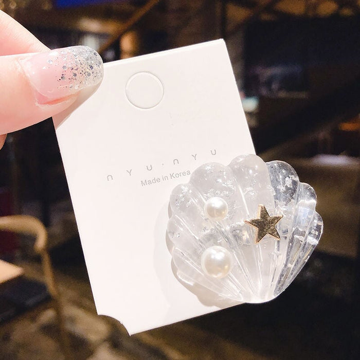 Wholesale Shell Starfish Hairpin JDC-HC-ZhuoM003 Hair Clips 卓美 Wholesale Jewelry JoyasDeChina Joyas De China