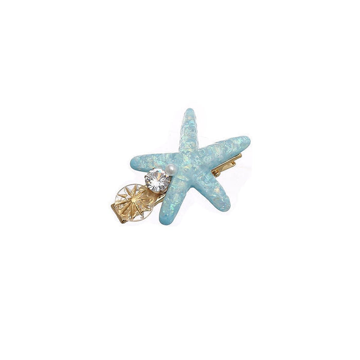 Wholesale Shell Starfish Hairpin JDC-HC-ZhuoM003 Hair Clips 卓美 Wholesale Jewelry JoyasDeChina Joyas De China