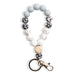 Wholesale Silicone Beaded Wood Bead Keychain Wristlet JDC-KC-ZhiS001 Keychains 智尚 skull Wholesale Jewelry JoyasDeChina Joyas De China