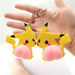 Wholesale silicone butt Fidgets Toy Keychains JDC-KC-GSYY060 Keychains JoyasDeChina yellow Wholesale Jewelry JoyasDeChina Joyas De China