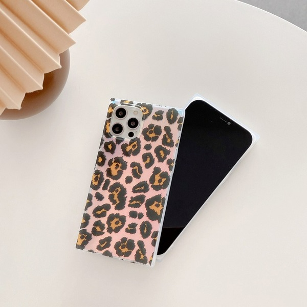 Bulk Jewelry Wholesale Silicone Color IPhone 12pro Dazzling Purple Leopard IPhone 11 Electroplating Square XS, Max JDC-PC-SC018 Wholesale factory from China YIWU China