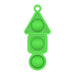 Wholesale silicone decompression key chain decompression toys JDC-FT-HC026 fidgets toy 华创 green Wholesale Jewelry JoyasDeChina Joyas De China