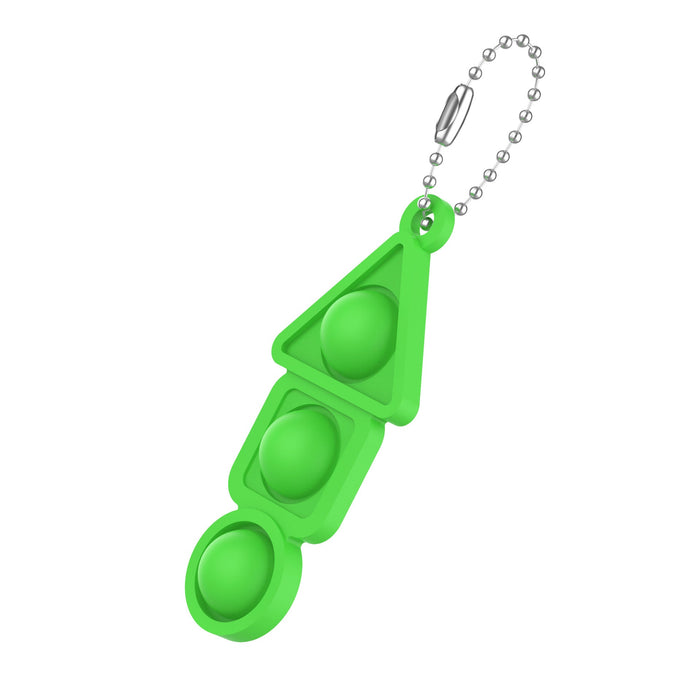 Wholesale silicone decompression key chain decompression toys JDC-FT-HC026 fidgets toy 华创 Keychains green Wholesale Jewelry JoyasDeChina Joyas De China