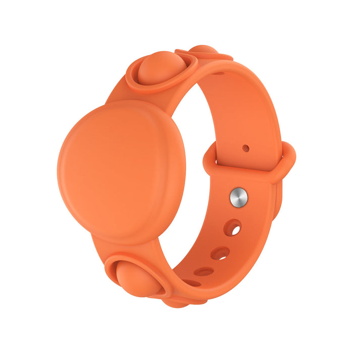 Wholesale silicone decompression toy airtag protective cover JDC-FT-HC027 fidgets toy 华创 orange Wholesale Jewelry JoyasDeChina Joyas De China