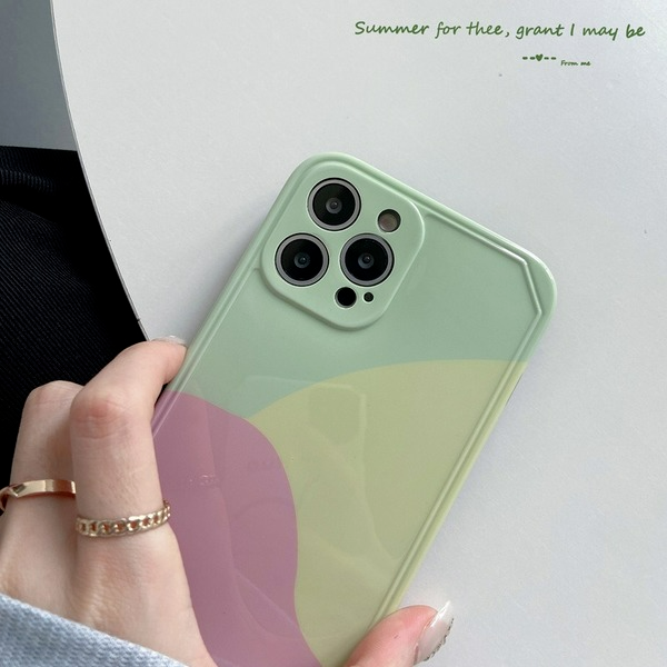 Bulk Jewelry Wholesale Silicone Geometric Color Contrast Mobile Phone Case JDC-PC-SC035 Wholesale factory from China YIWU China