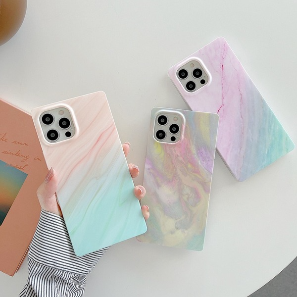 Bulk Jewelry Wholesale silicone gradient marble iPhone 12pro / max Apple 11 case JDC-PC-SC007 Wholesale factory from China YIWU China