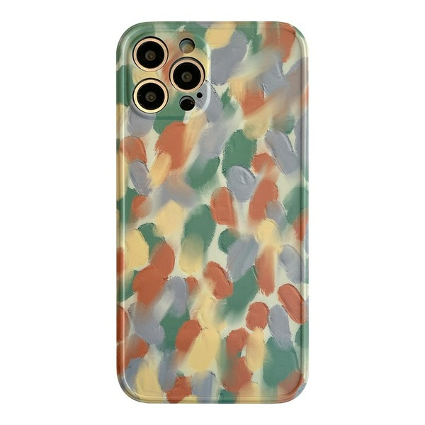 Bulk Jewelry Wholesale Silicone Graffiti Contrast Oil Painting Mobile Phone Case JDC-PC-SC024 Wholesale factory from China YIWU China