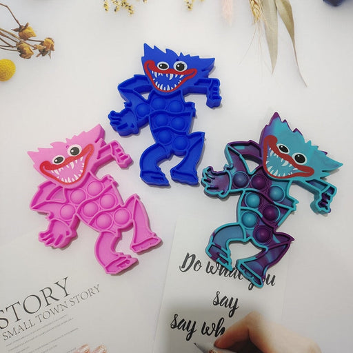 Wholesale Silicone Little Monster Big Blue Cat Decompression Fidgets Toy JDC-FT-ZhenH006 fidgets toy 臻豪 Wholesale Jewelry JoyasDeChina Joyas De China