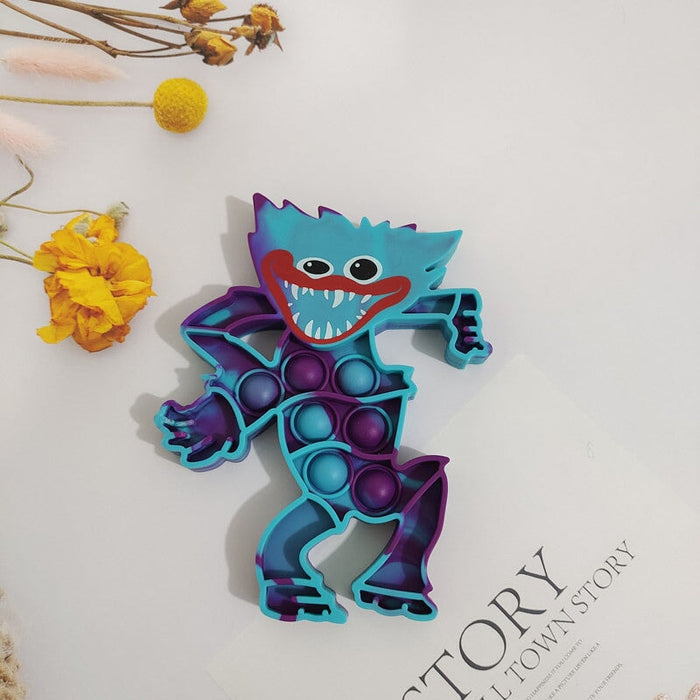 Wholesale Silicone Little Monster Big Blue Cat Decompression Fidgets Toy JDC-FT-ZhenH006 fidgets toy 臻豪 zharan 14x11cm Wholesale Jewelry JoyasDeChina Joyas De China