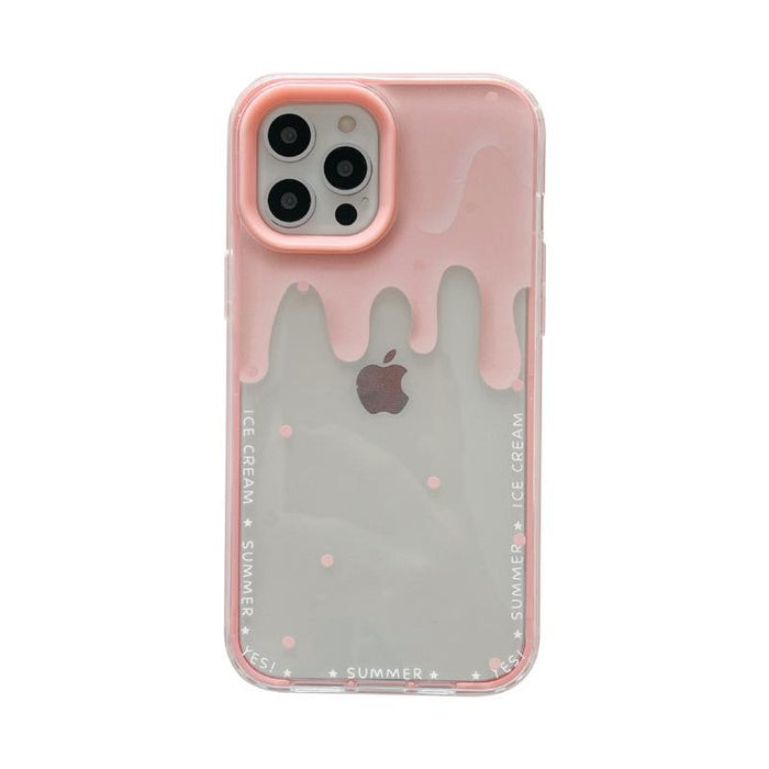 Bulk Jewelry Wholesale Silicone Summer Ice Cream for IPhone 11pro Max IPhone 12 Case XS Transparent 8plus Creative XR JDC-PC-SC019 Wholesale factory from China YIWU China