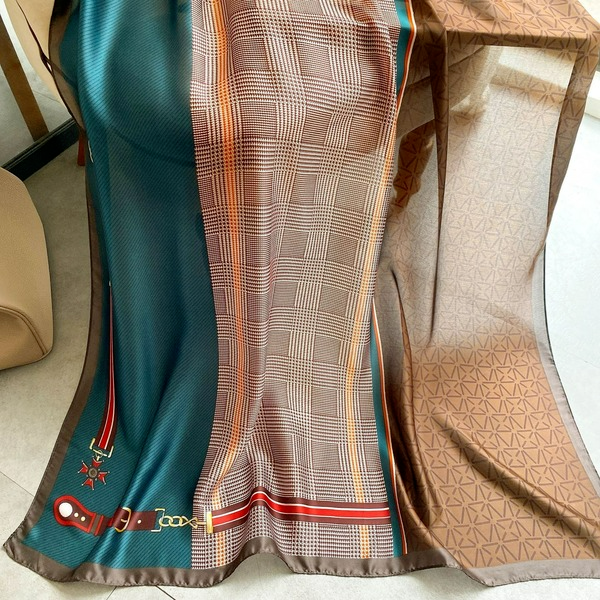 Wholesale silk scarf female spring and summer decoration imitation silk JDC-SF-SL046 scarf JoyasDeChina Wholesale Jewelry JoyasDeChina Joyas De China